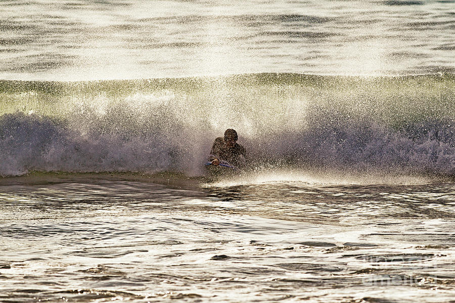 Hazy Surfing #1 Photograph by Nicholas Burningham