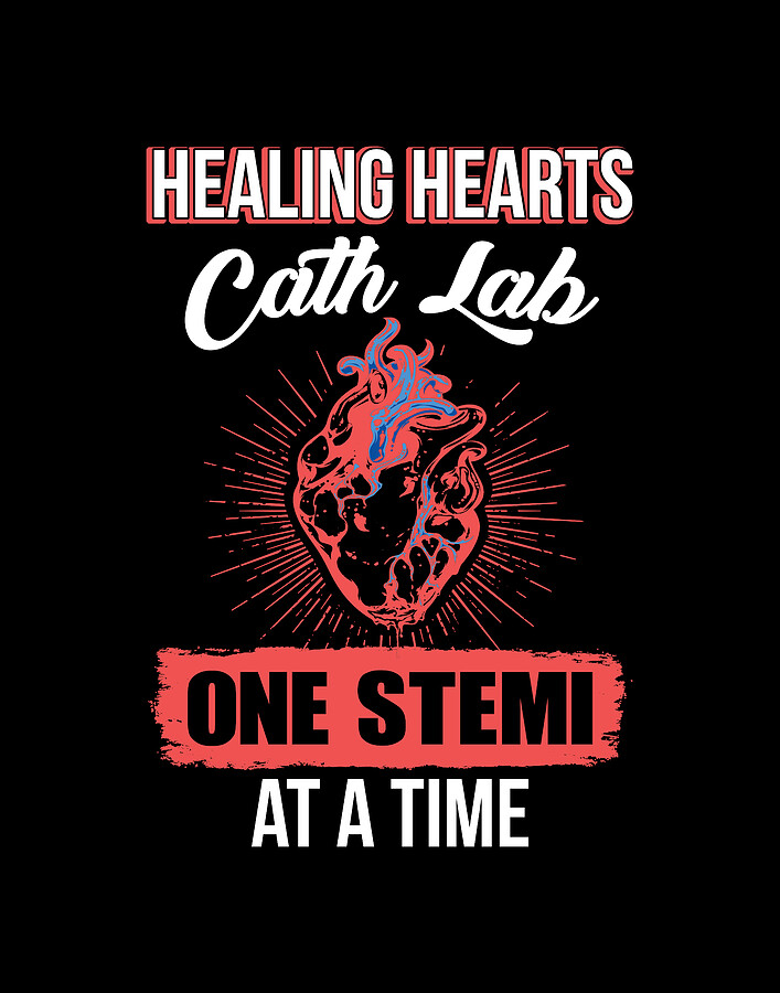 Healing Hearts Cath Lab One Stemi At A Time Digital Art by Eboni Dabila