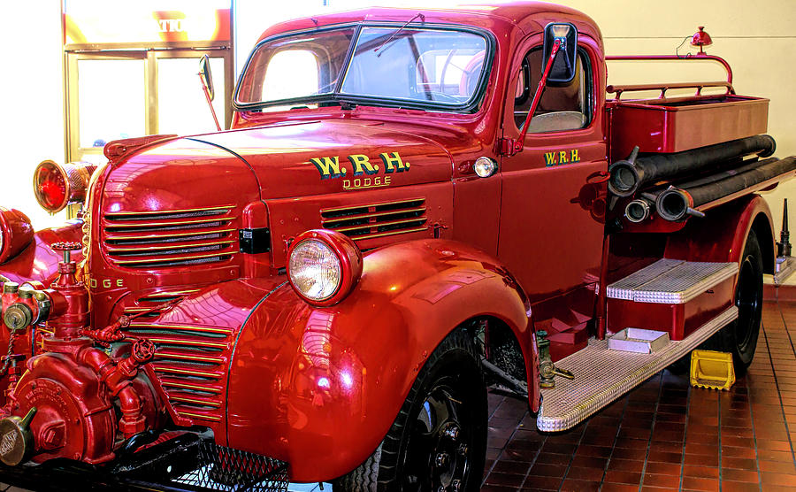 Hearst Fire Truck #1 Photograph by Barbara Snyder