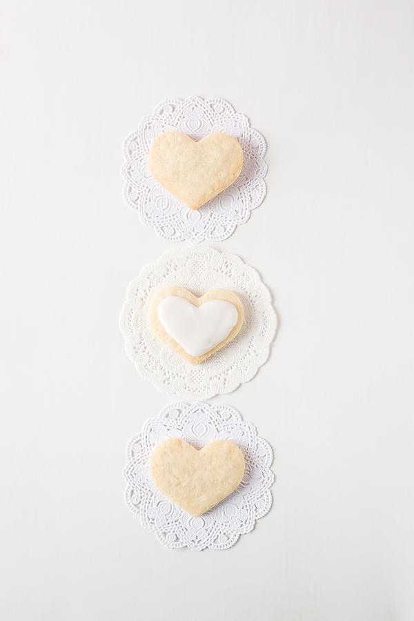 Heart shaped biscuits #1 Photograph by Image Source