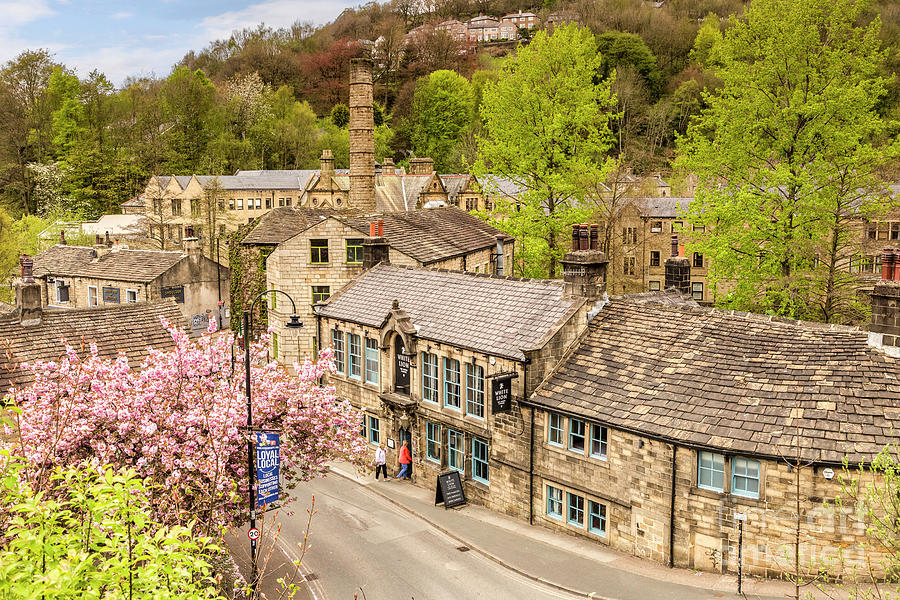 Hebden Bridge, West Yorkshire, UK in Spring #1 Photograph by Colin and Linda McKie