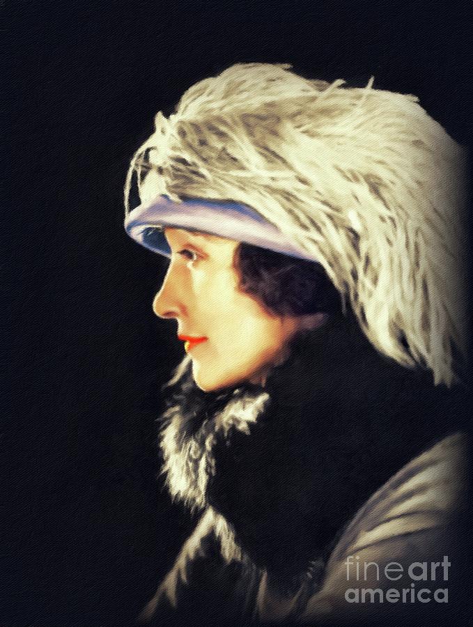 Hedda Hopper, Vintage Actress #1 Painting by Esoterica Art Agency