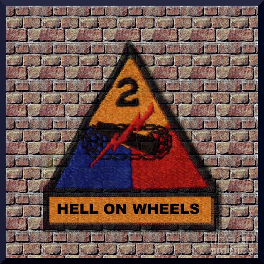 Army Digital Art - Hell on Wheels #1 by Charles Robinson