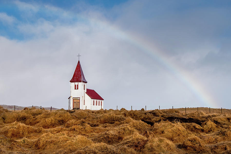 Hellnar church in Snaefellsnes peninsula at Western Iceland. #1 Photograph by Michalakis Ppalis