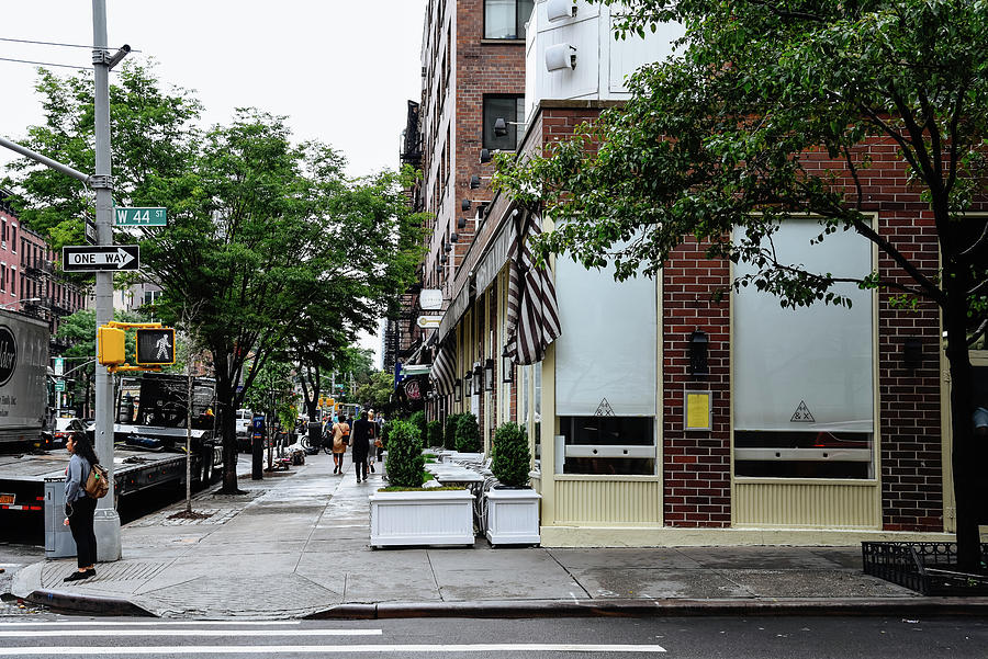 Hells Kitchen Street Scene In New York City Photograph By JJF   1 Hells Kitchen Street Scene In New York City Jjf Architects 