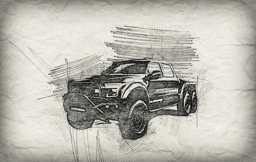 Hennessey Velociraptor 6x6 2018 Ford Raptor F 150 6x6 Front View Tuning ...