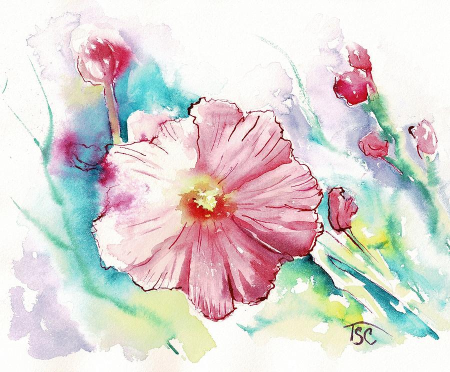 Hibiscus #1 Painting by Tammy Crawford