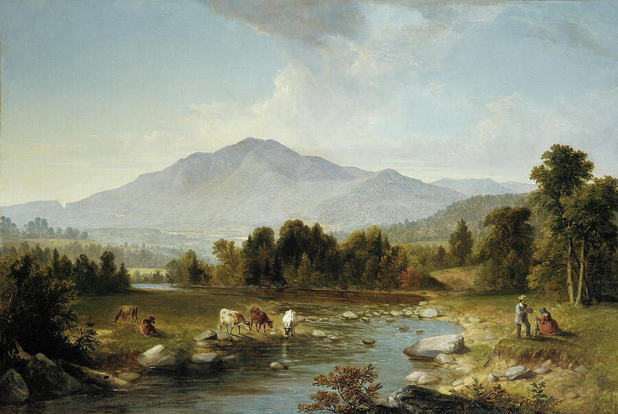 High Point - Shandaken Mountains, from 1853 Painting by Asher Brown Durand