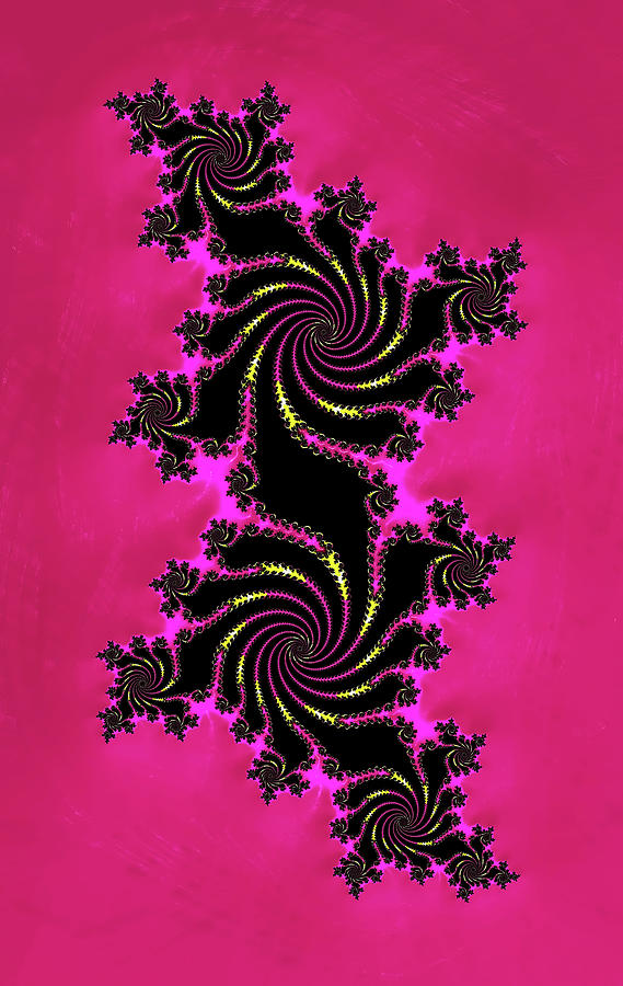 Hippy Pink Fractals Digital Art by Vickie Fiveash