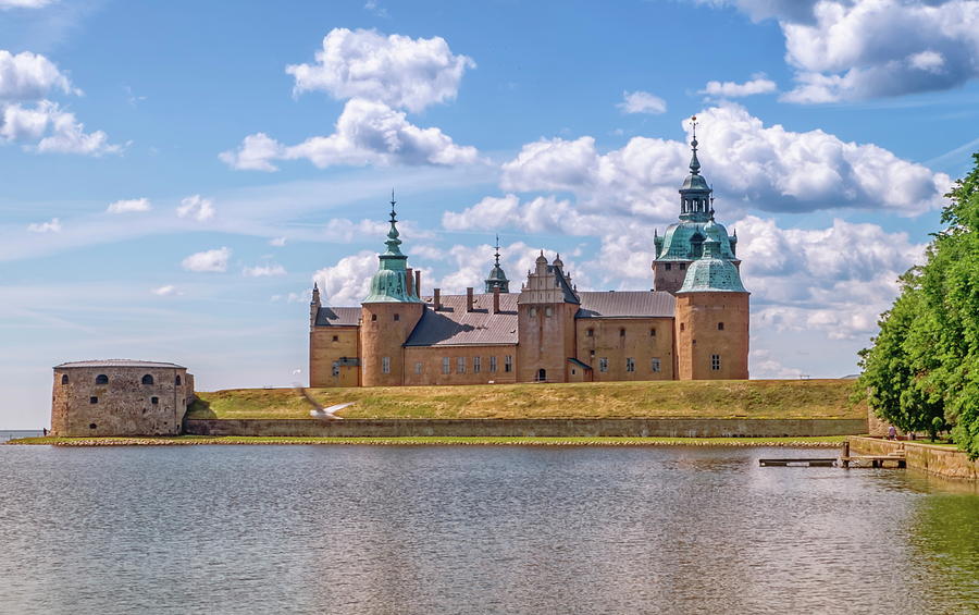 Historical castle in Kalmar by day, Sweden #1 Photograph by Elenarts - Elena Duvernay photo