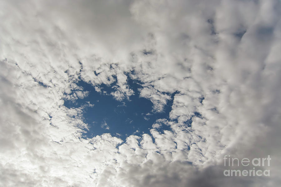 Hole In The Clouds #1 Photograph by Michal Boubin - Pixels