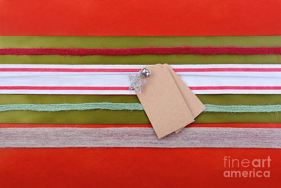 Holiday Gift Wrapping Background. #1 Photograph by Milleflore Images