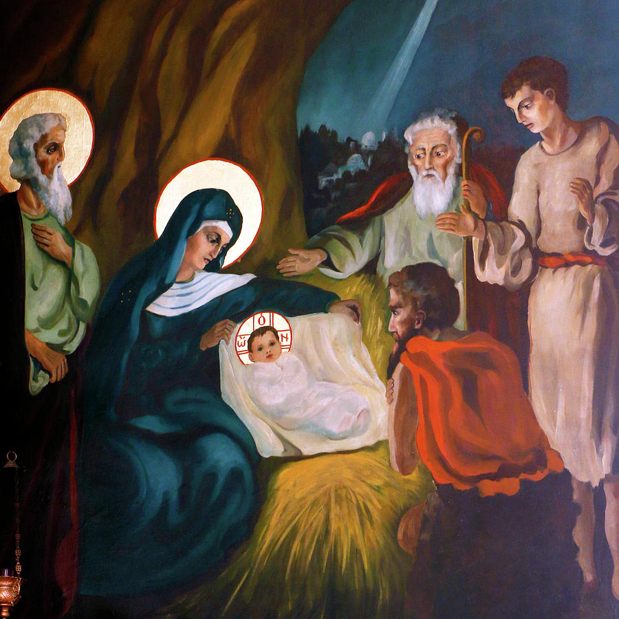 Holy Land Nativity Scene #1 Photograph by Munir Alawi