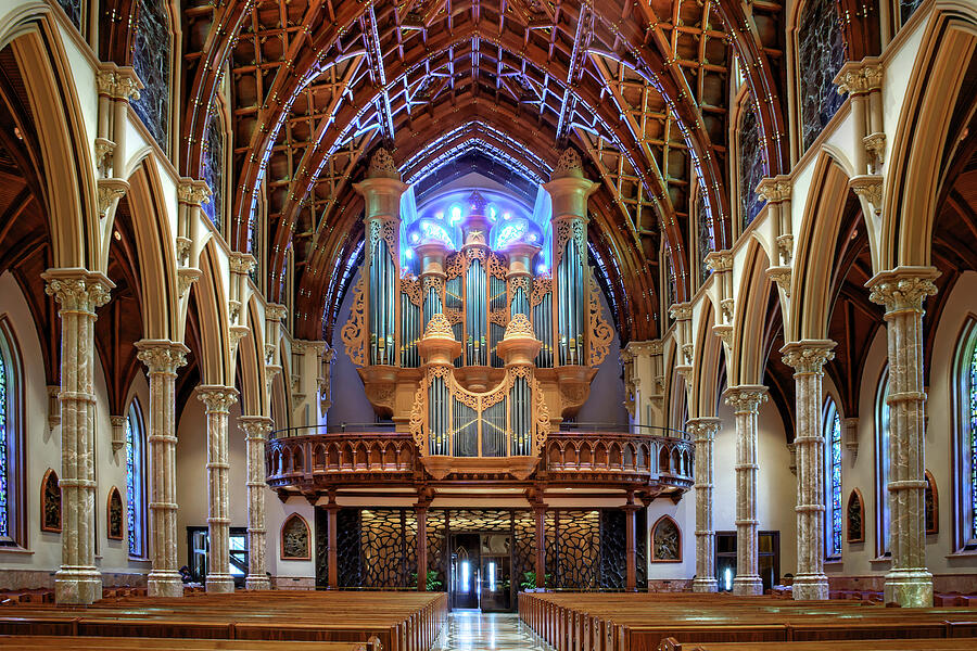 Holy Name Cathedral - Chicago - West End - Color Photograph by Nikolyn McDonald