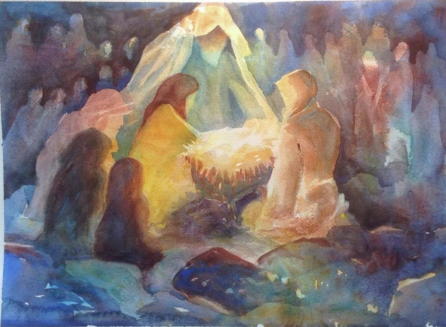 Holy Night #1 Painting by Marilyn Jacobson