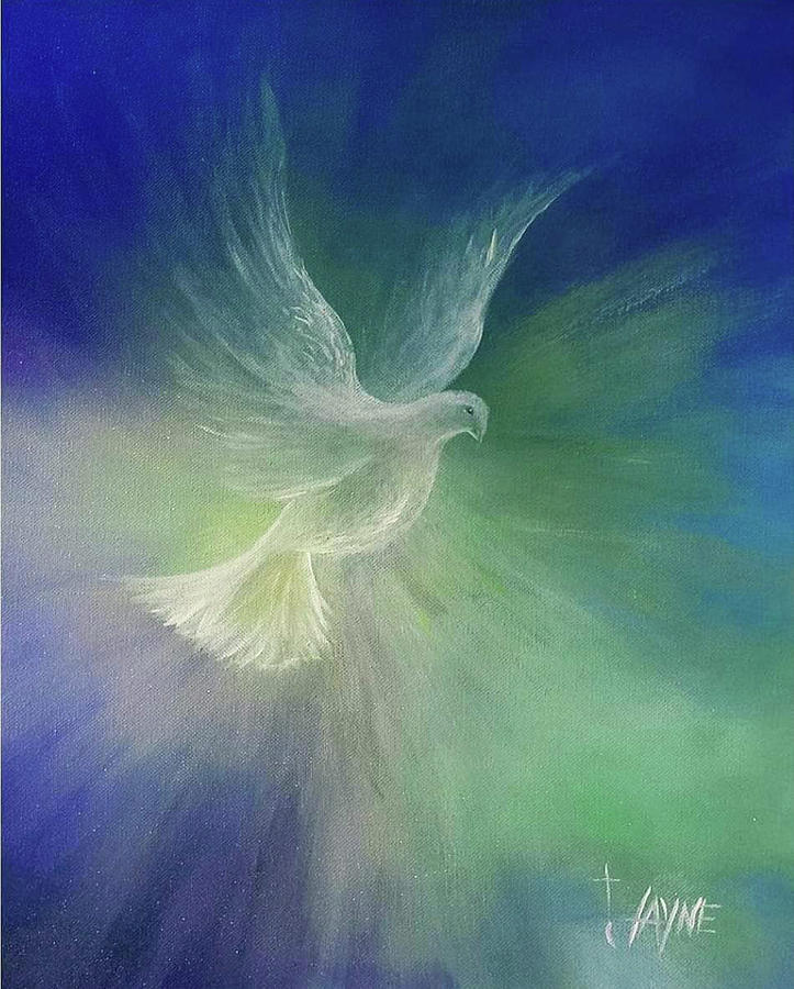 Holy Spirit Painting by Jayne Pinnix - Fine Art America