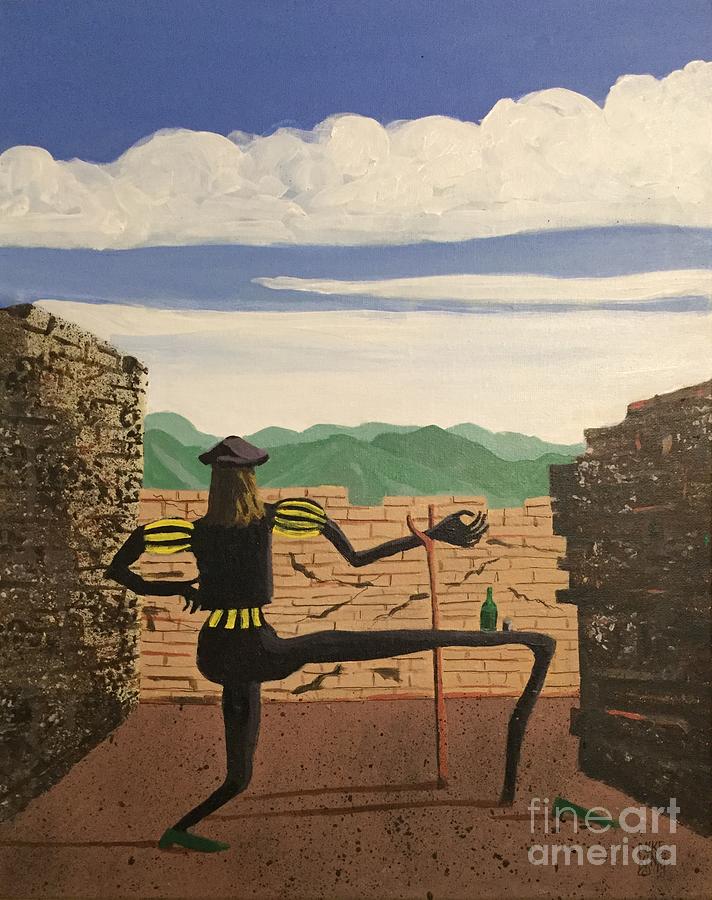 Homage To Salvador Dali Painting