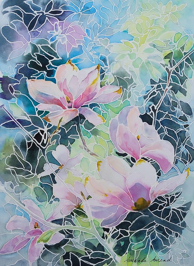 Homage to Spring, cropped Painting by Amanda Amend