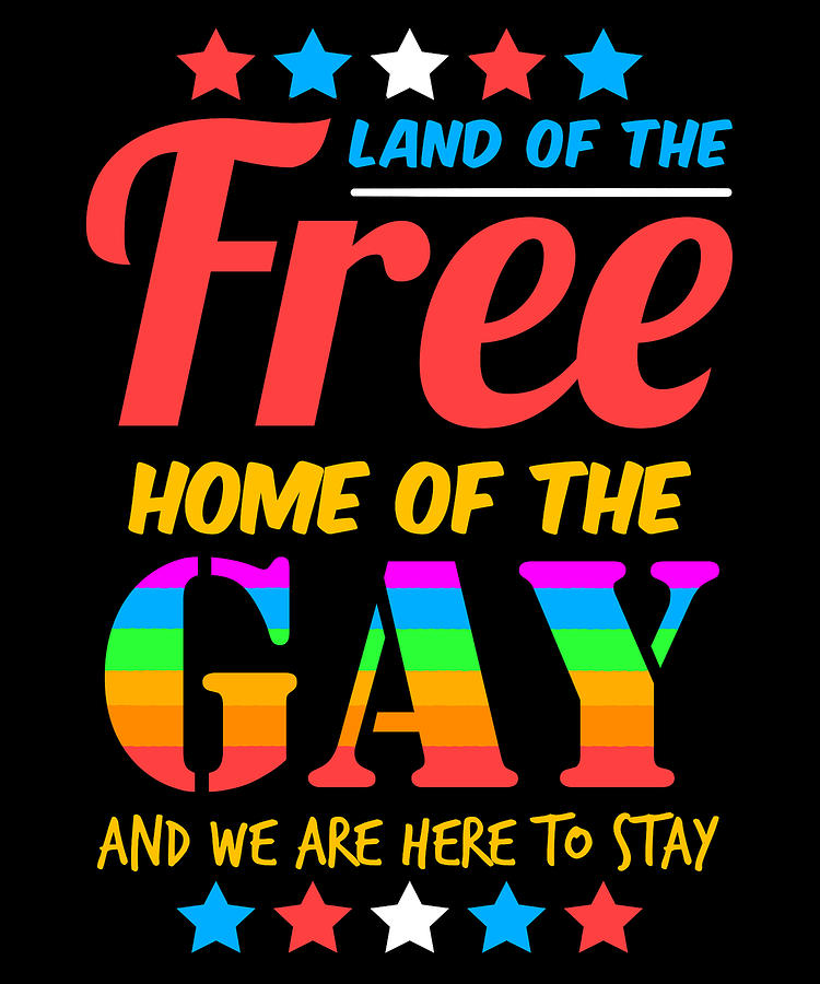 gay 4th of july art