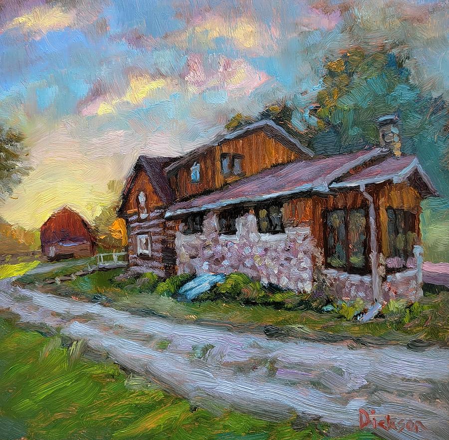 Home sweet home #1 Painting by Jeff Dickson