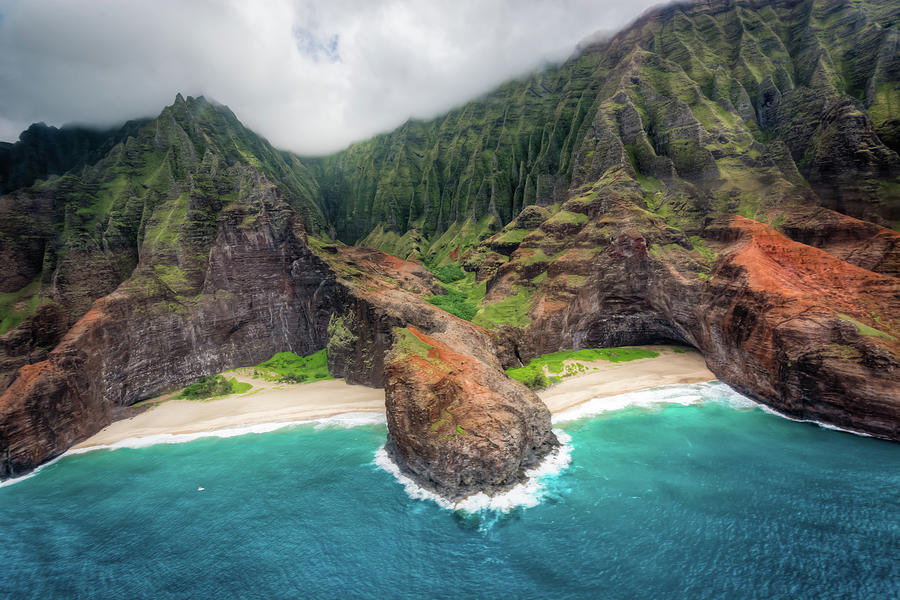 Honopu Arch, Kauai Photograph by Loren R Miller - Fine Art America