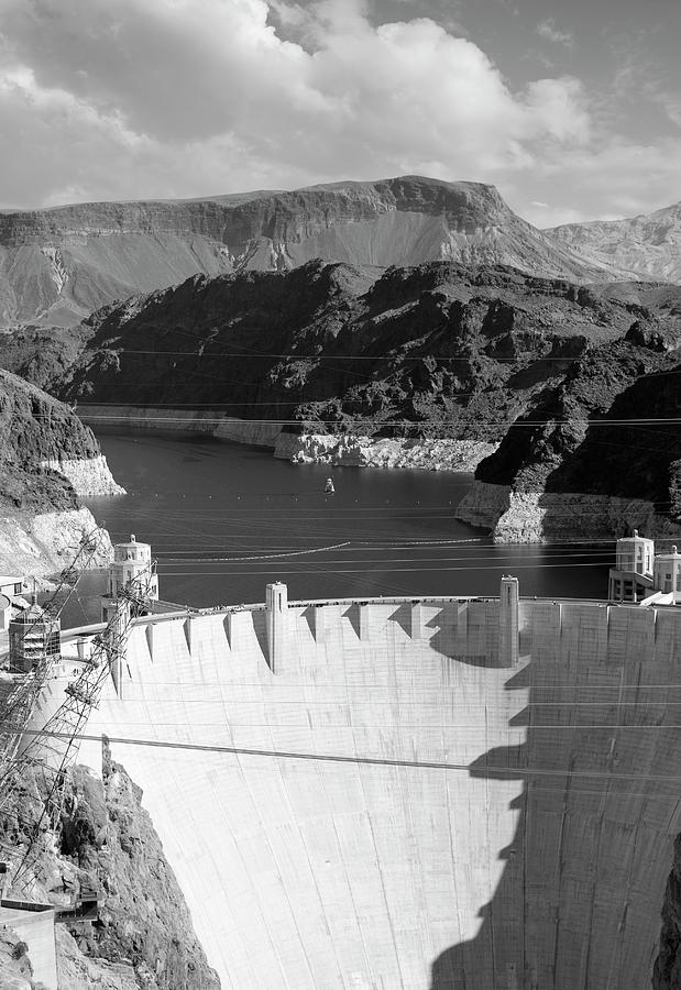 Hoover Dam Nevada Arizona BW #1 Photograph by Bob Pardue