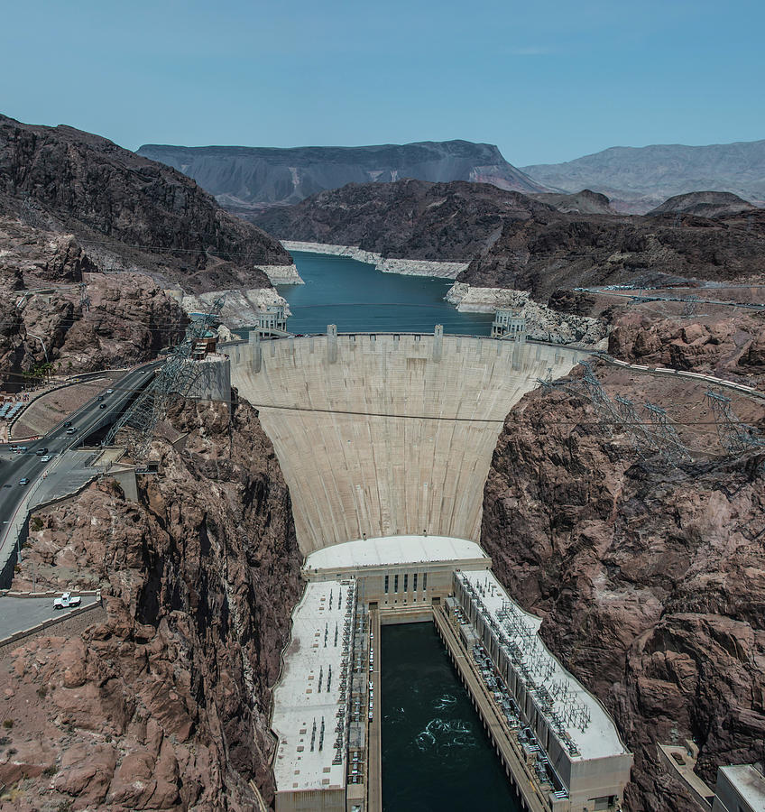 Hoover Dam Panoramic from the bridge #2 Photograph by Travel Quest Photography
