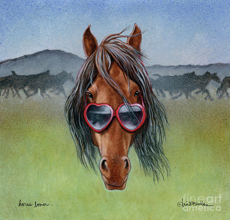 Horse Lover... #1 Painting by Will Bullas