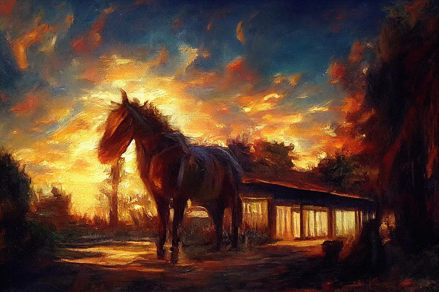 Horses #14 #1 Digital Art by Craig Boehman