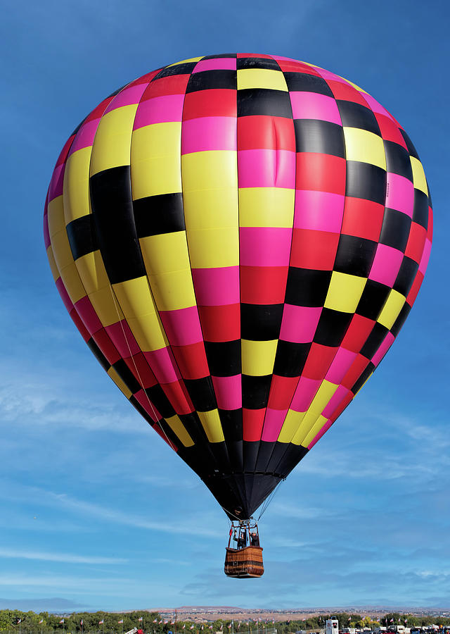Hot Air Balloon In Flight Photograph