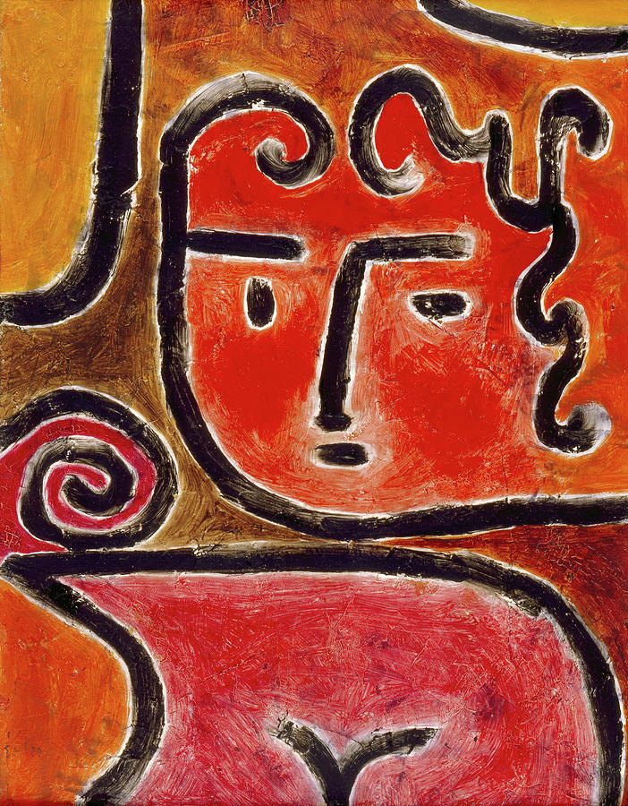 Paul Klee Painting - Hot-Blooded Girl #1 by Paul Klee