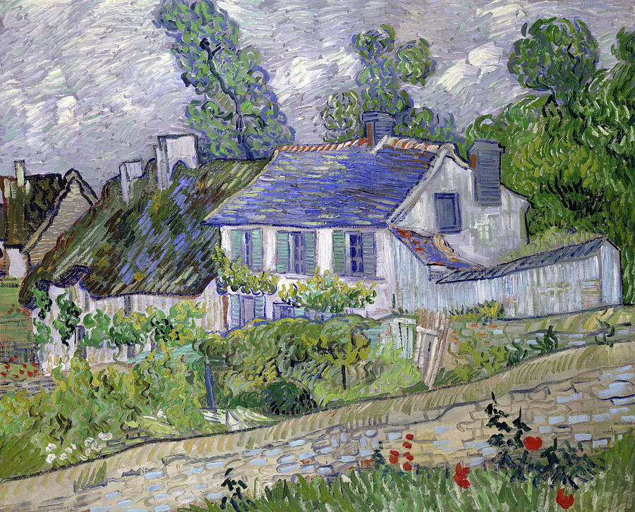 Vincent Van Gogh Painting - Houses at Auvers #1 by Vincent van Gogh