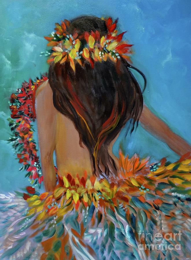 Hula Dance #2 Painting by Jenny Lee