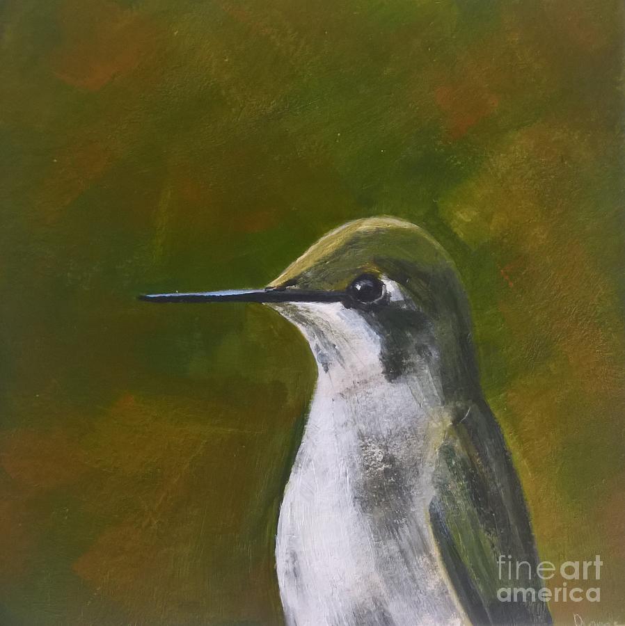 Hummingbird Painting by Lisa Dionne