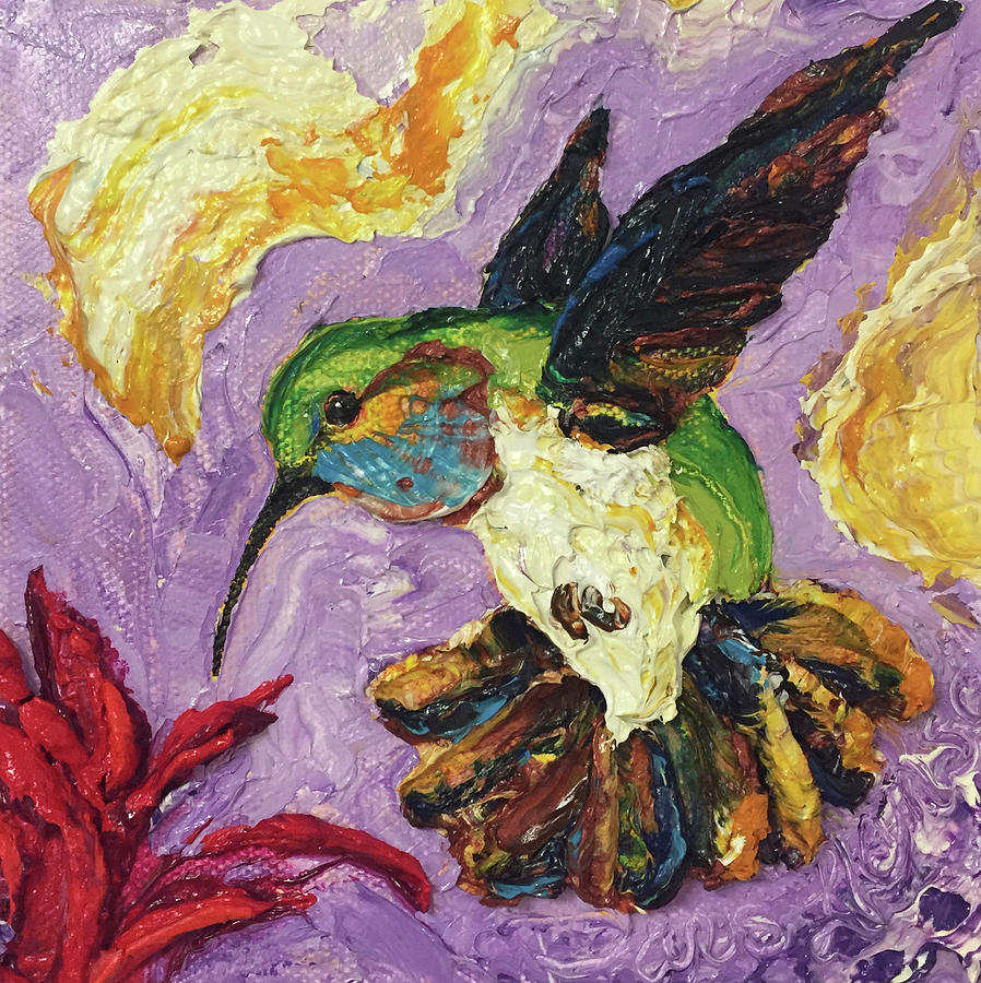 Hummingbird #2 Painting by Paris Wyatt Llanso