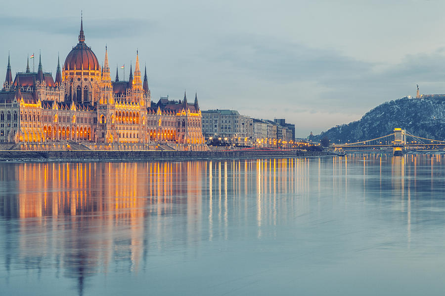 Hungarian parliament #1 Photograph by Focusstock