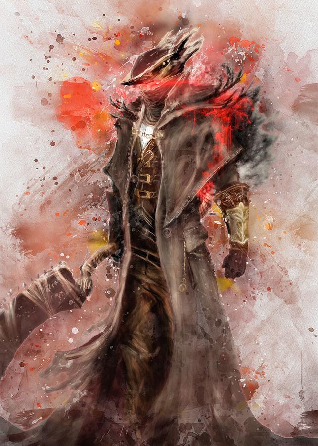 Hunter Bloodborne artwork Digital Art by Big Mart | Fine Art America