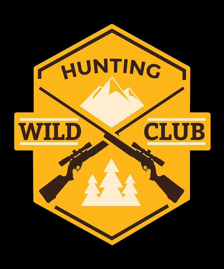 Hunting Club Logo Digital Art by Manuel Schmucker - Pixels