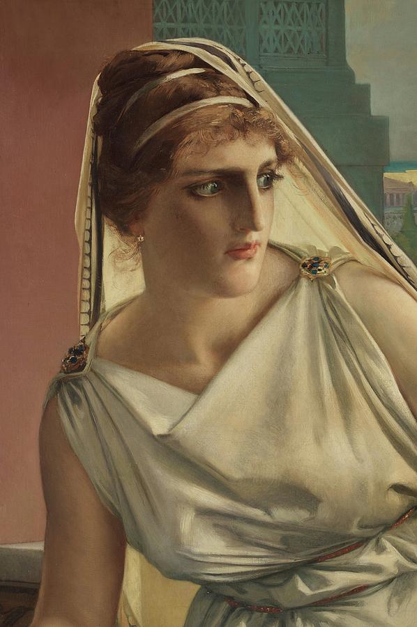 Hypatia Painting by Julius Kronberg | Fine Art America