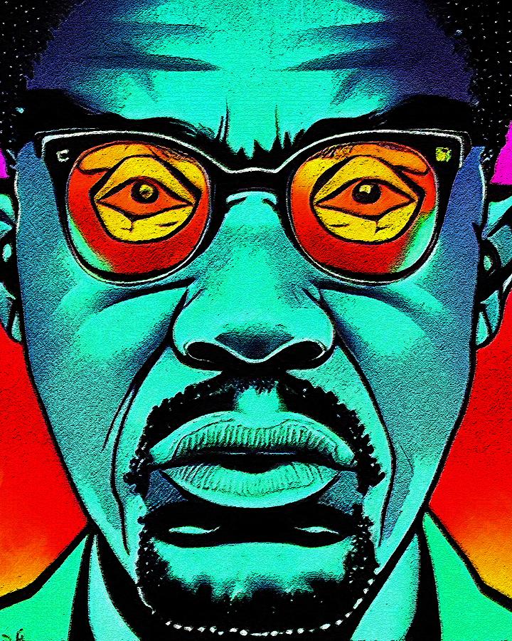 Hypnotic Illustration Of Malcolm X Digital Art by Edgar Dorice - Fine ...