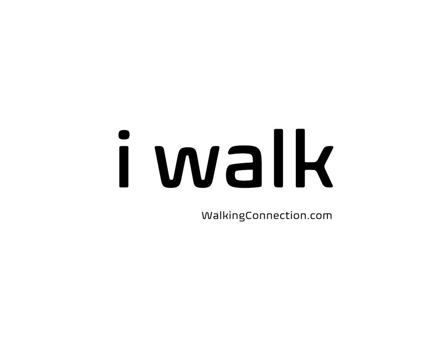 I Walk Logo - Dark #2 Photograph by Gene Taylor