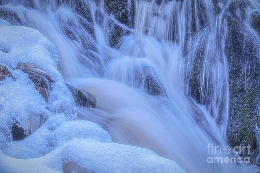 Abstract Photograph - Ice and water 4 #1 by Veikko Suikkanen