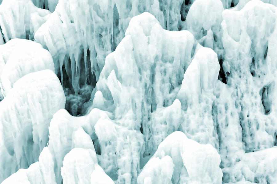 Ice Background #1 Photograph by Mikhail Kokhanchikov