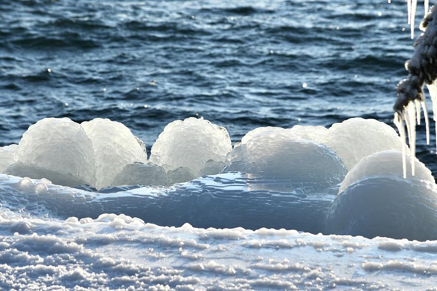 Ice Balls #1 Photograph by Hella Buchheim