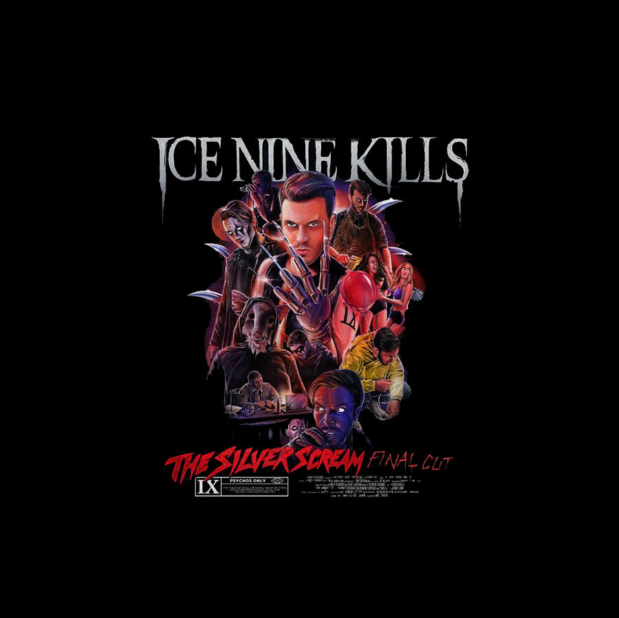 Ice Nine Kills Band Metal Designs Logo Digital Art By Greens Shop Pixels