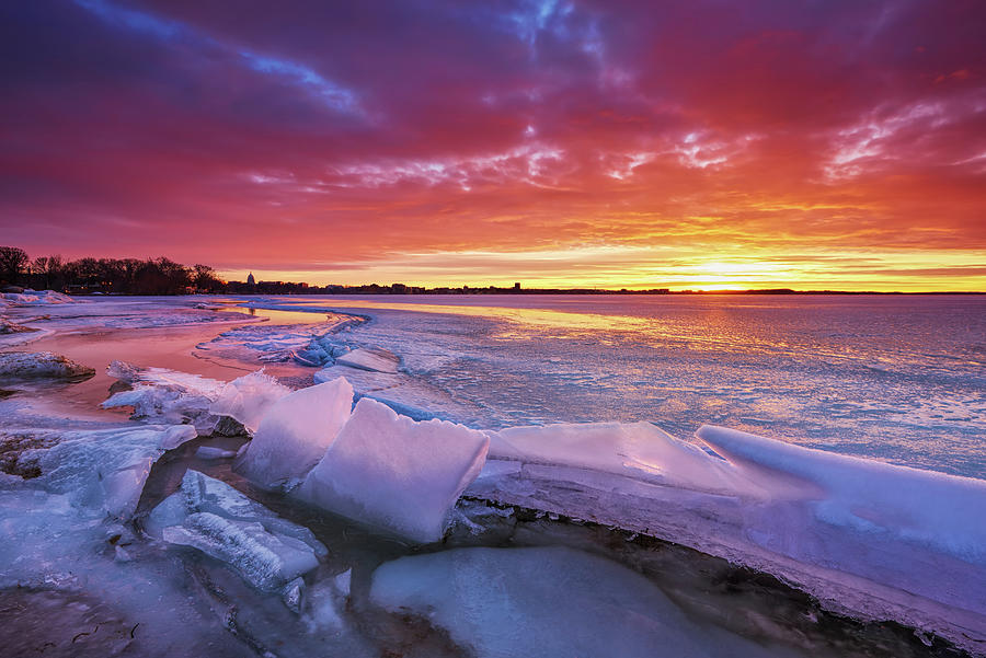 Ice Sheets 1 Photograph by Greg Larson Fine Art America