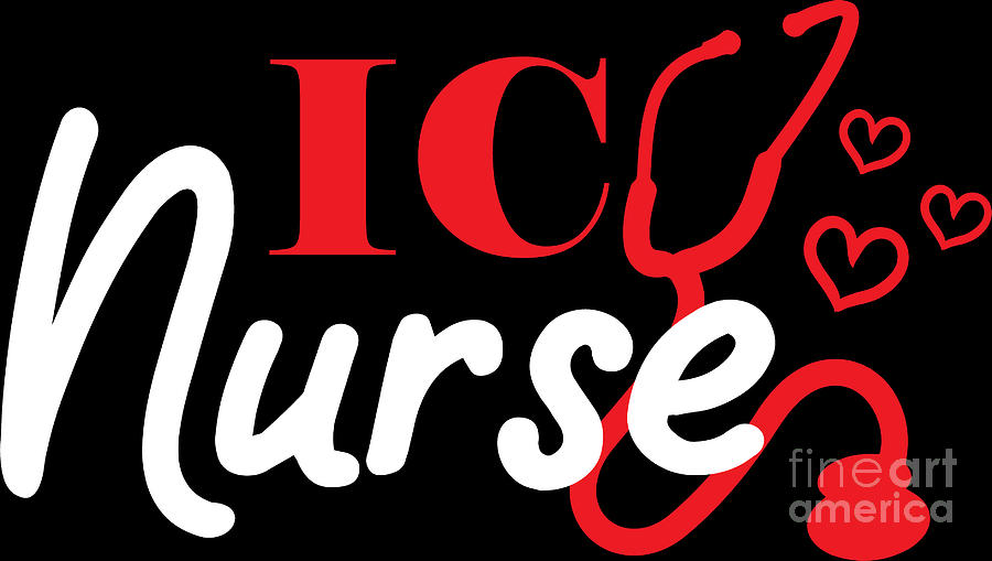 Icu Nurse Emergency Ambulance Hospital Nursing Gift Digital Art By Haselshirt