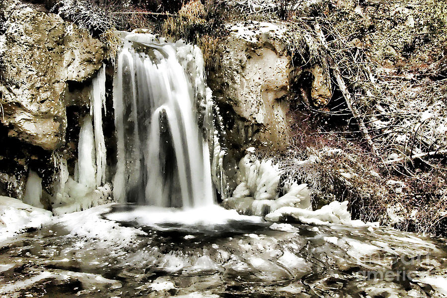  Icy Falls #1 Photograph by Roland Stanke