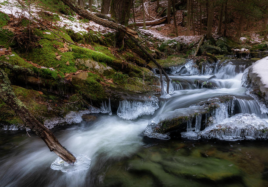 Icy Stream #2 Photograph by Bill Wakeley