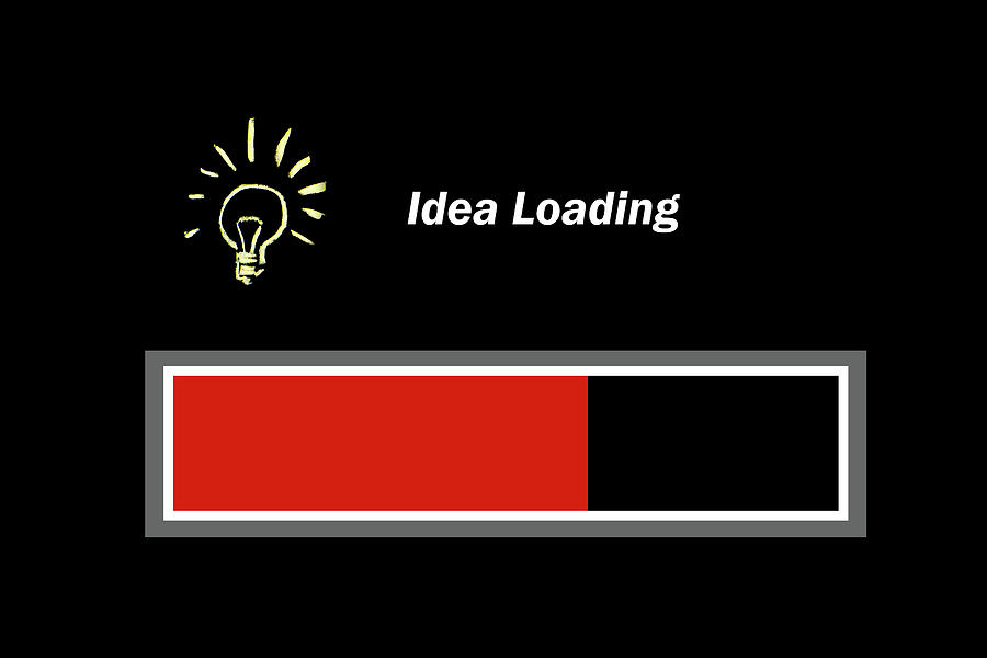 Business Photograph - Idea Loading - Graphical. by Paul Cullen